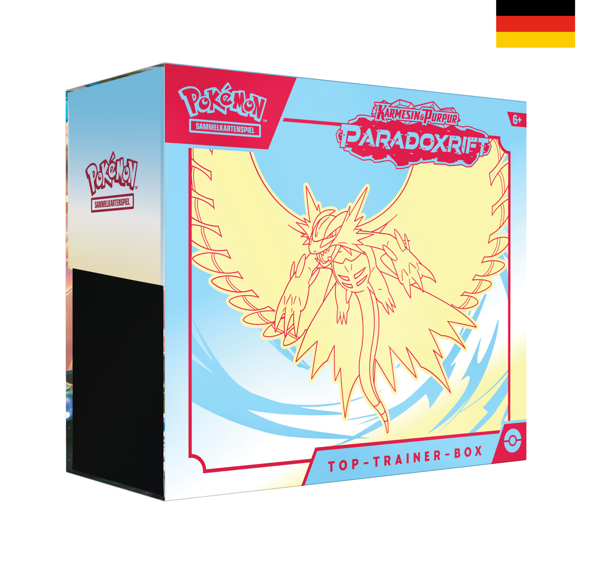 Pokémon Scarlet & Violet Paradox Rift Top Trainer Box Donnersichel - DE