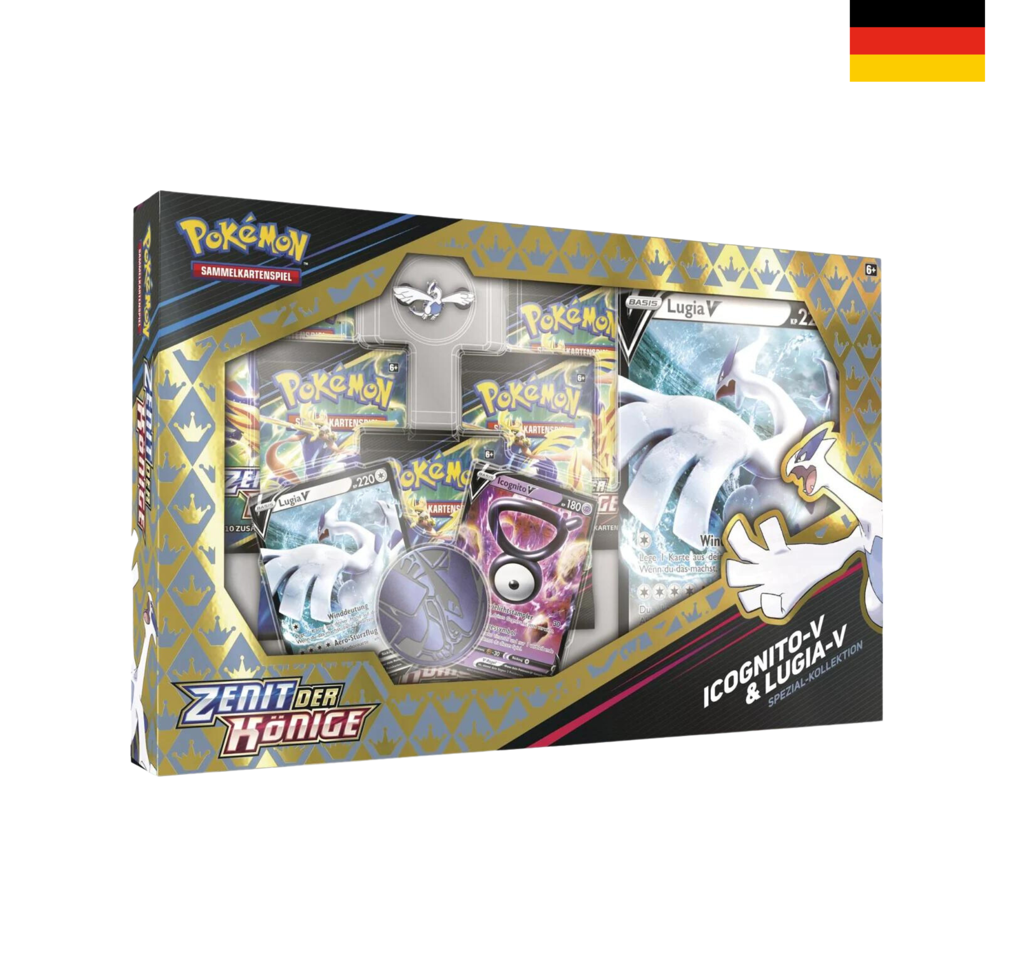 Pokémon Zenit der Könige Icognito-V & Lugia-V-Spezial-Kollektion - DE