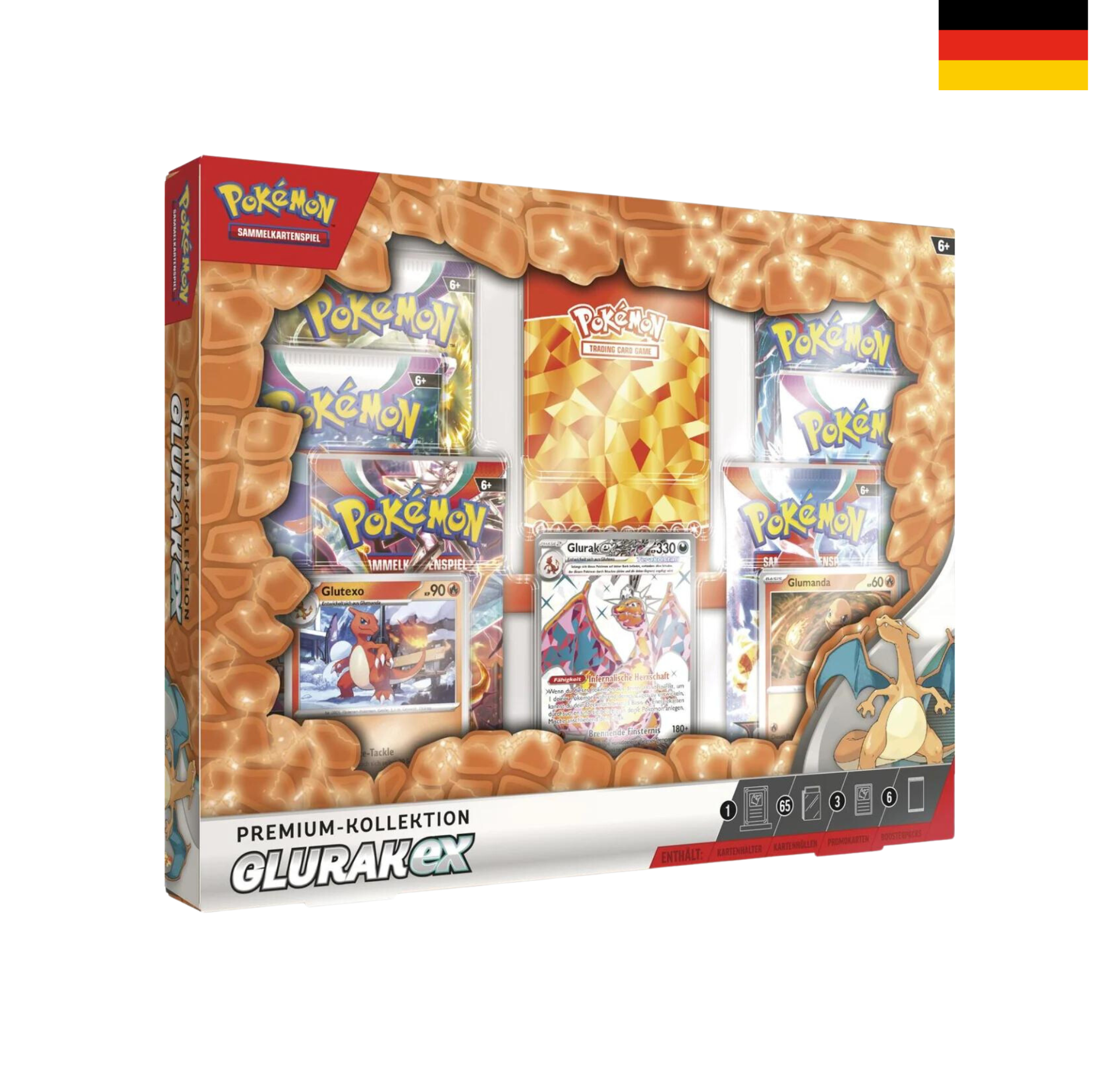 Pokémon Glurak ex Premium-Kollektion Deutsch