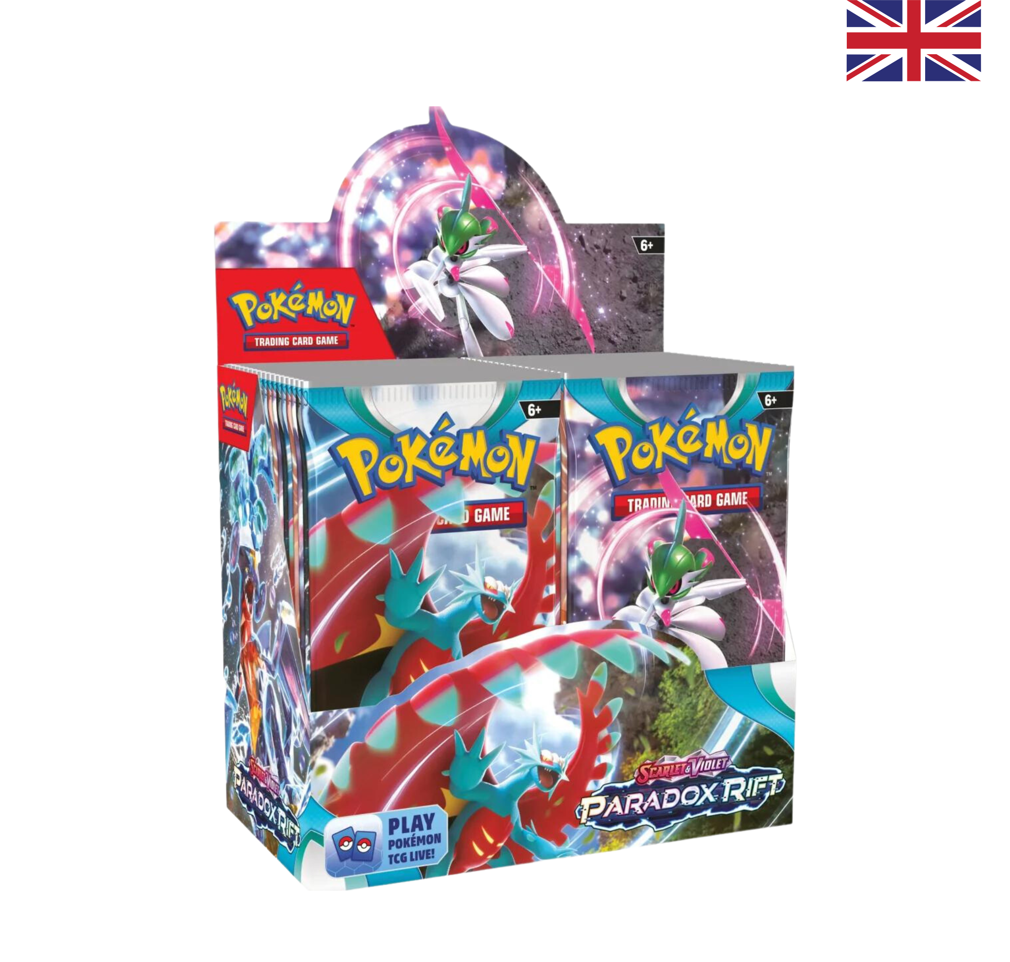 Pokémon Paradox Rift SV04 Scarlet & Violet Display - EN