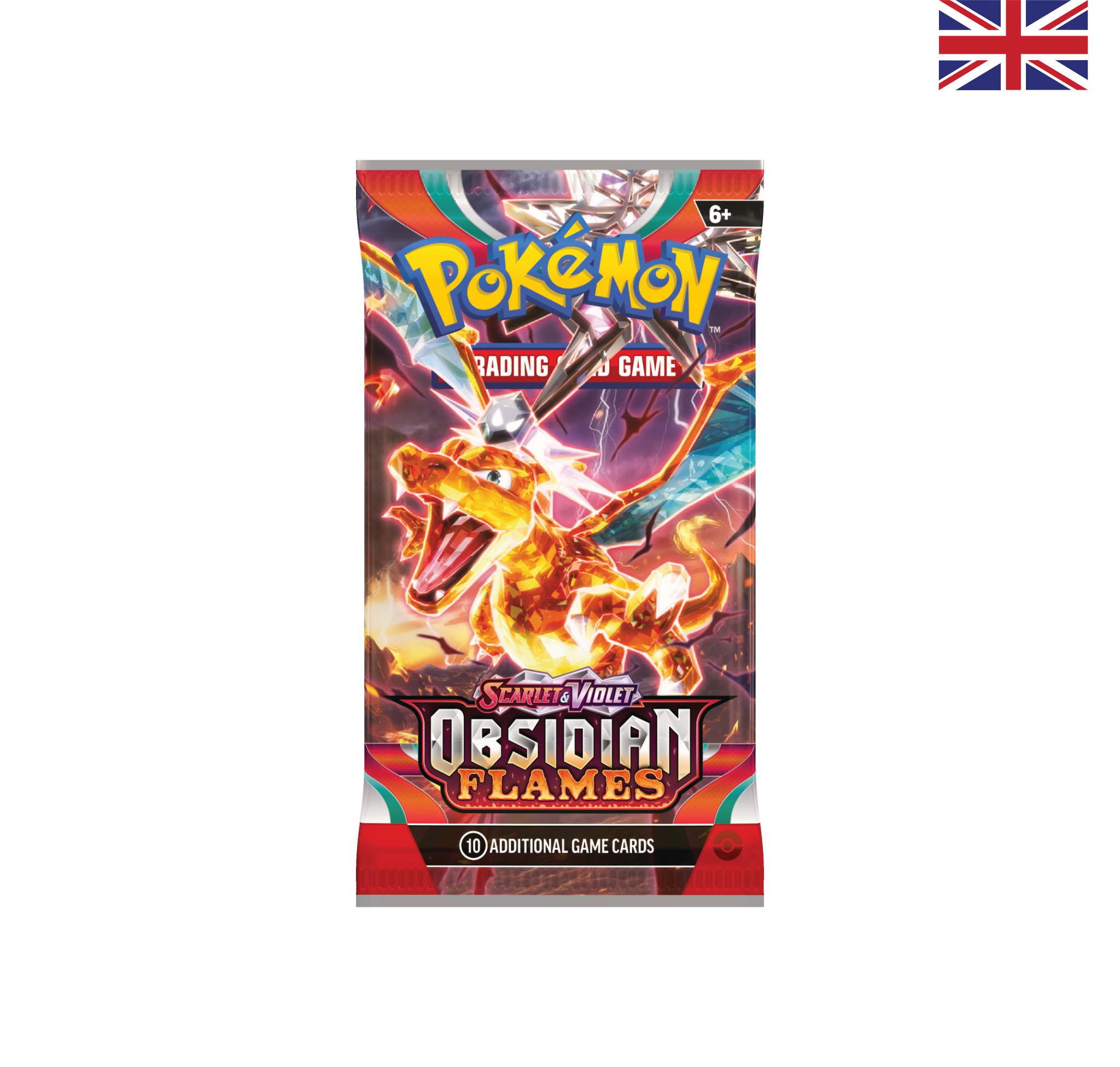 Pokémon Obsidian Flames Sleeved Booster - EN