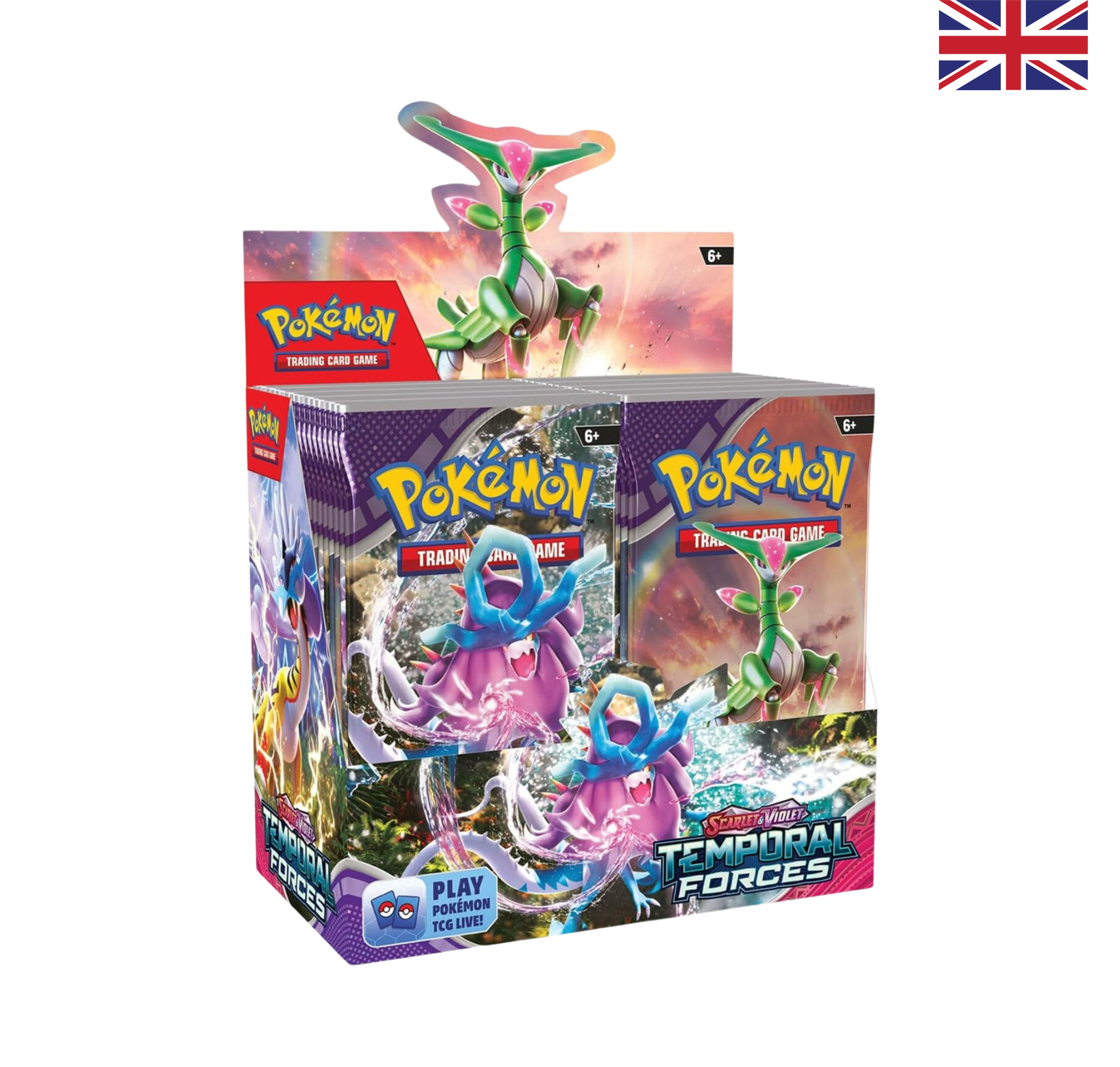 Pokémon Temporal Forces SV05 Scarlet & Violet Booster Display - EN 