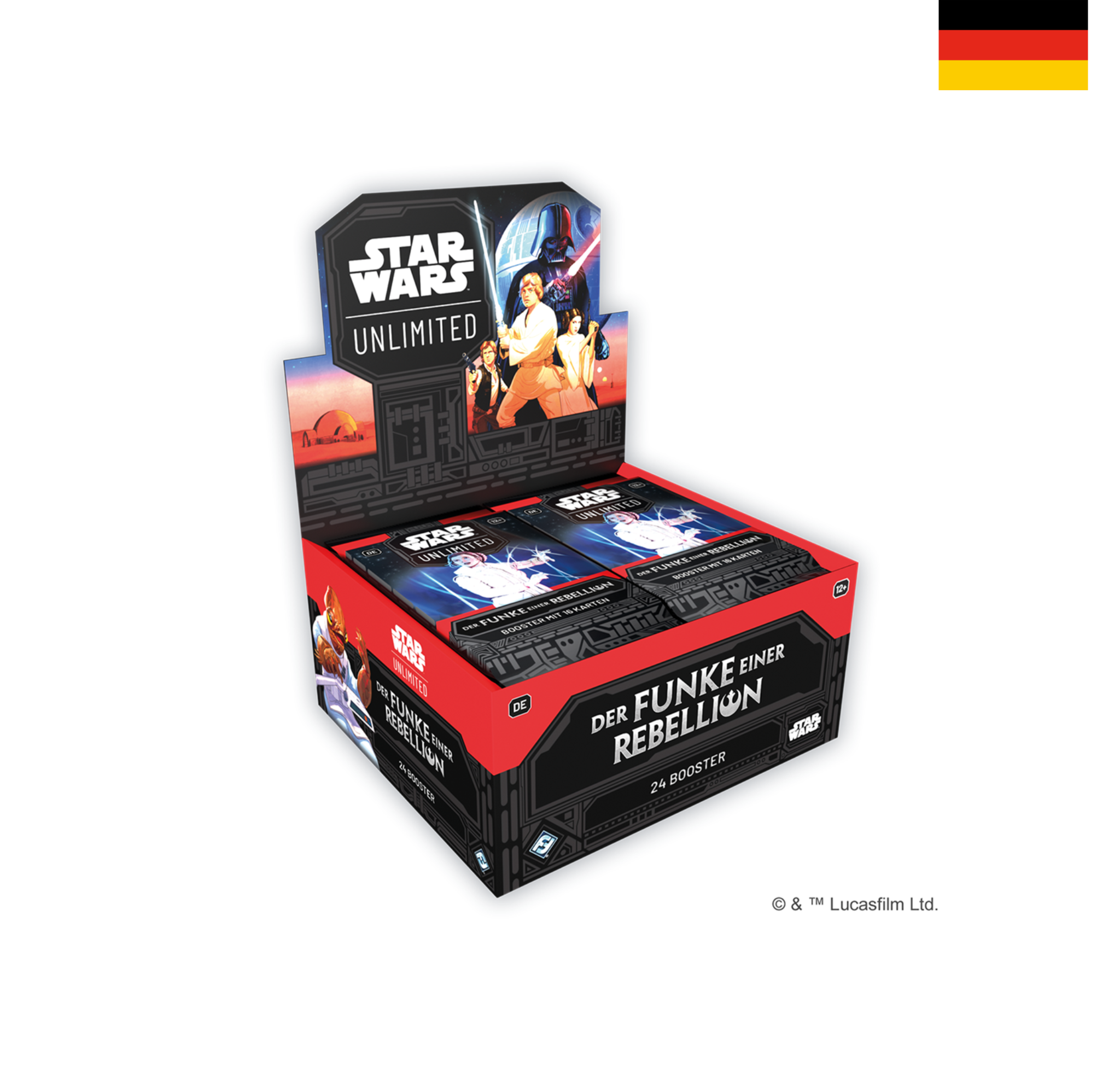 Star Wars: Unlimited - Der Funke einer Rebellion Booster Display - DE 