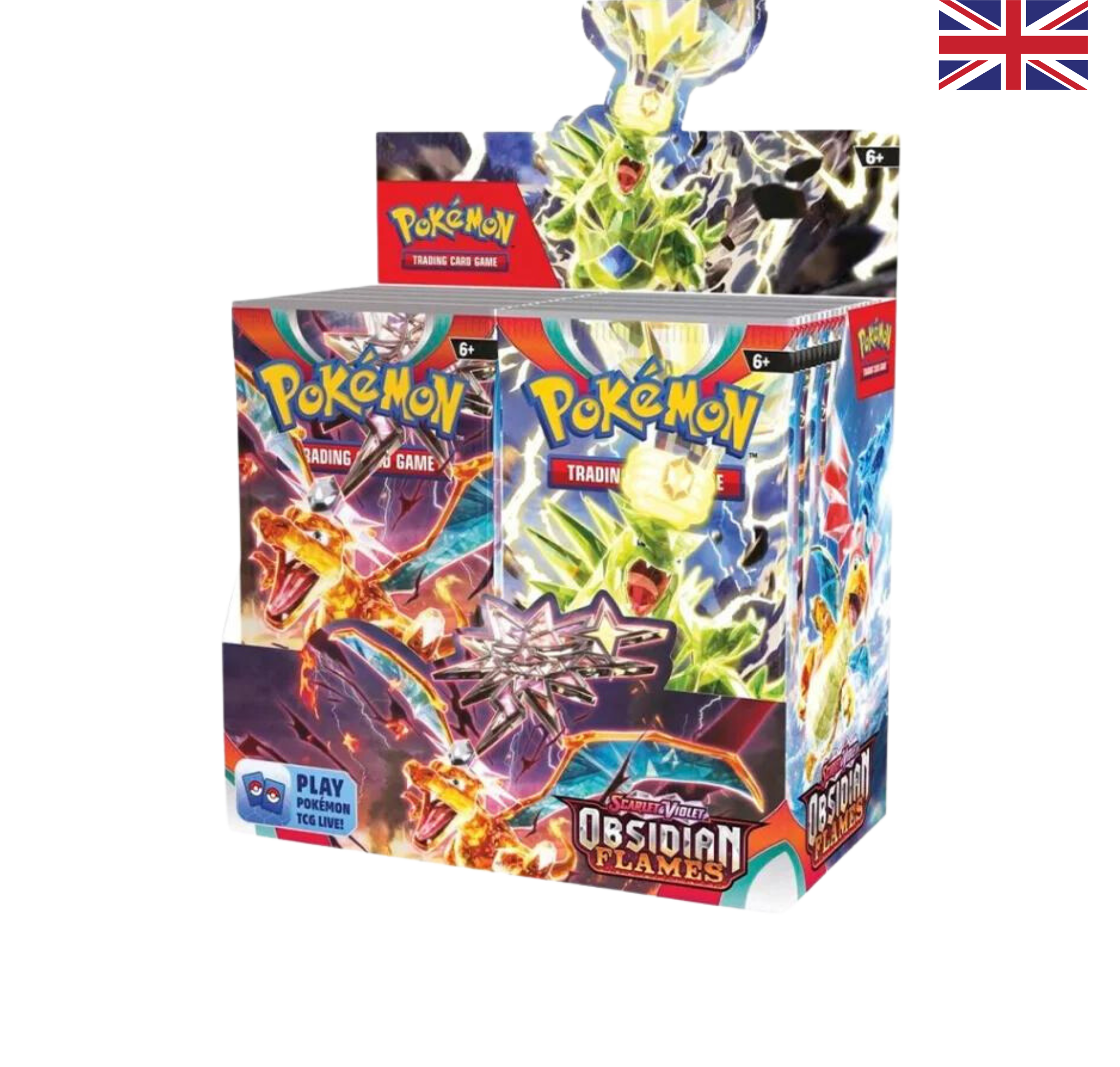 Pokémon Obsidian Flames SV03 Scarlet & Violet Display - EN