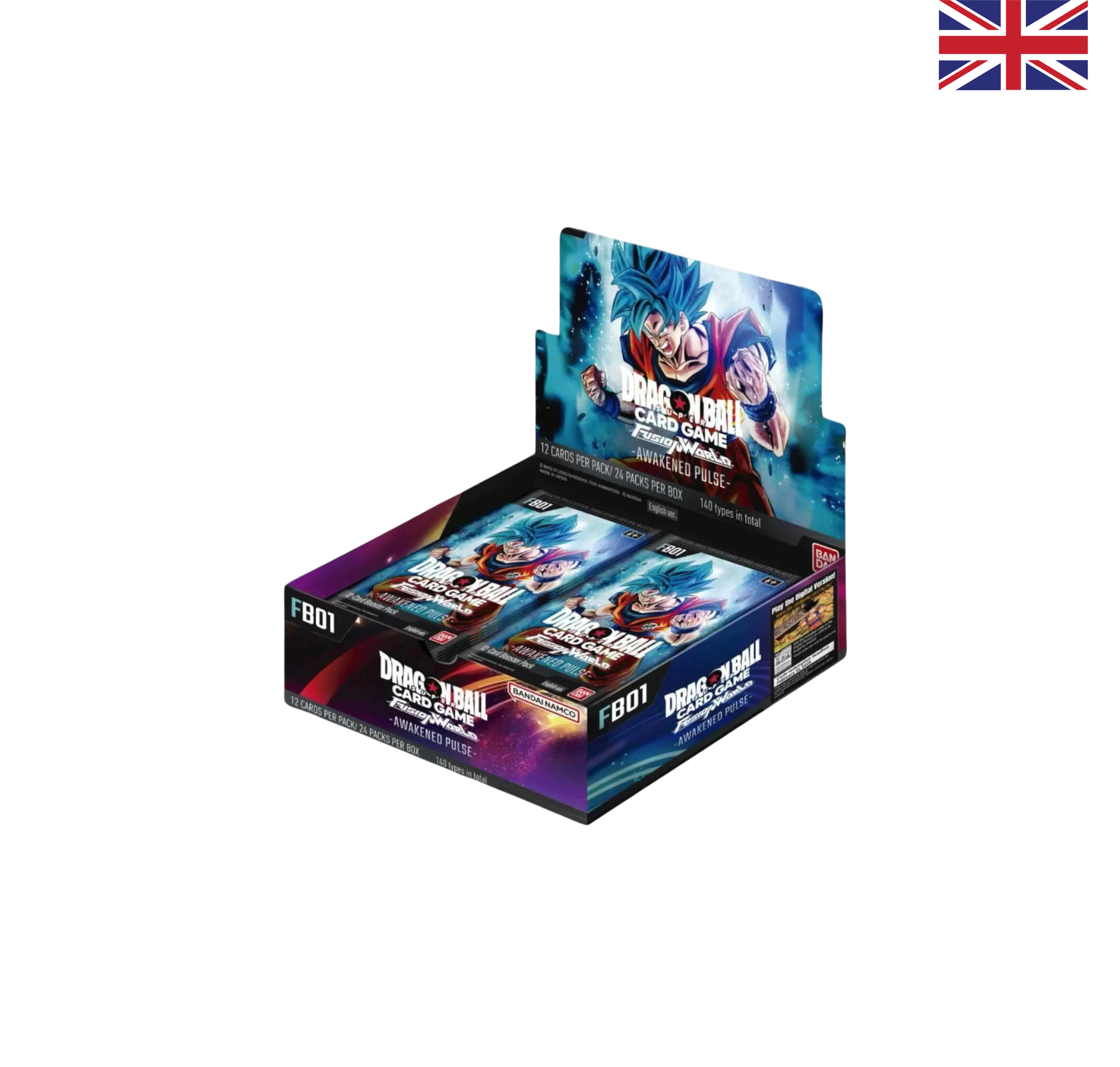 Dragon Ball Super Card Game - Awakened Pulse Fusion World FB01 Booster Display - EN